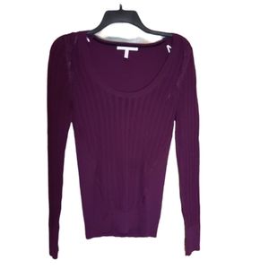 Victoria's secret purple thermal knit top